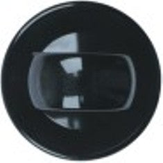 manopola senza simbolo diametro  70mm alb. diametro  8x6,5mm parte piana sx/dx nero