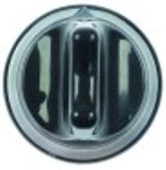 manopola marcatura zero diametro  54mm alb. diametro  6x4,6mm parte piana superiore nero