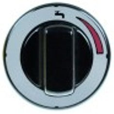 manopola caldo diametro  70mm nero/argento alb. diametro  10x8mm parte piana universale