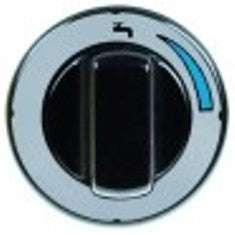 manopola freddo diametro  70mm nero/argento alb. diametro  10x8mm parte piana universale