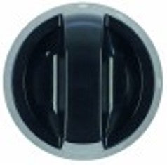 manopola rubinetto del gas con pos. pilota diametro  75mm alb. diametro  8x6,5mm parte piana superiore nero