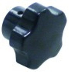 manopola a stella foro diametro  6mm diametro  40mm l1 21,5mm l2 7mm foro trasversale diametro  4,3mm