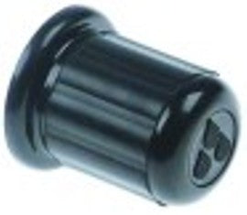 manopola vapore diametro  53mm alb. diametro  8,5mm nero