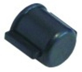 manopola diametro  25mm alb. diametro  9x9mm parte piana quadrato nero