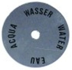 segnalino per manopola diametro  34mm acqua