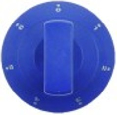 manopola interruttore 7 posizioni diametro  60mm alb. diametro  6x7mm parte piana superiore blu