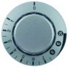 manopola termostato 1-10 diametro  54mm alb. diametro  6x4,6mm parte piana inferiore