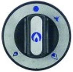 manopola rubinetto del gas con pos. pilota diametro  76mm alb. diametro  10x8mm parte piana dx