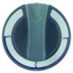 manopola interruttore 4 posizioni diametro  60mm alb. diametro  6x4,6mm parte piana superiore grigio