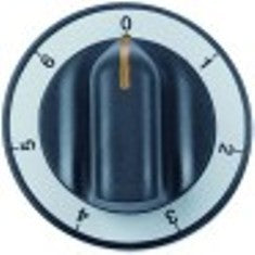 manopola 7 posizioni diametro  71mm alb. diametro  6x4,6mm parte piana superiore