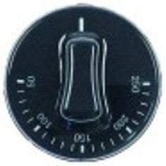 manopola termostato t. mass. 250°c campo di lavoro 50-250°c diametro  53mm alb. diametro  6x4,6mm