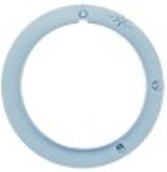 segnalino per manopola rubinetto del gas con pos. pilota diametro  70mm argenteo