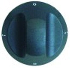 manopola interruttore 0-1-0-1 diametro  67mm alb. diametro  6x4,6mm parte piana superiore nero