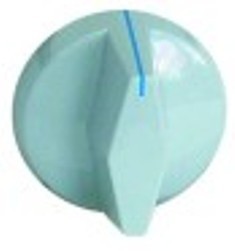 manopola interruttore marcatura zero diametro  50mm alb. diametro  6x4,6mm parte piana sx bianco