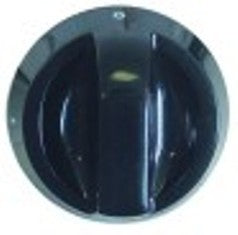 manopola interruttore 0-1 diametro  76mm alb. diametro  6x4,6mm parte piana superiore nero