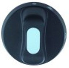 manopola rubinetto del gas con pos. pilota diametro  65mm alb. diametro  8x6,5mm parte piana inferiore