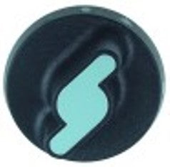 manopola rubinetto del gas con pos. pilota diametro  73mm alb. diametro  10x8mm parte piana inferiore