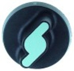 manopola termostato t. mass. 90°c campo di lavoro 30-90°c diametro  73mm alb. diametro  6x4,6mm