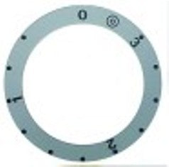 segnalino per manopola regolatore di energia 1-3 a doppio cir.