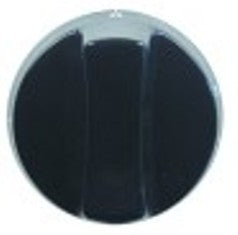 manopola termostato 1-8 diametro  63mm alb. diametro  6x4,6mm parte piana inferiore nero