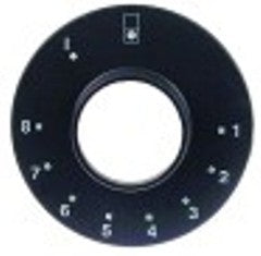 pannello termostato 1-8 per piastra anteriore