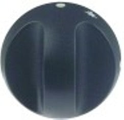 manopola rubinetto del gas pel22/23 diametro  70mm alb. diametro  10x8mm parte piana superiore nero