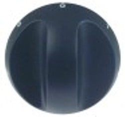 manopola interruttore 7 posizioni diametro  70mm alb. diametro  6x4,6mm parte piana superiore nero