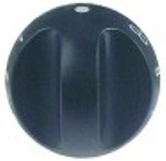 manopola regolatore di energia 1-8 + max diametro  55mm alb. diametro  6x4,6mm parte piana superiore nero
