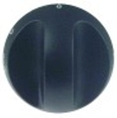 manopola termostato t. mass. 200°c 100-200°c diametro  70mm alb. diametro  6x4,6mm parte piana superiore nero