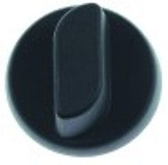 manopola interruttore marcatura zero diametro  50mm alb. diametro  6x4,6mm parte piana sx nero