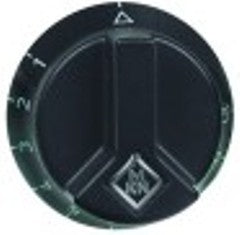 manopola termostato 1-10 diametro  65mm alb. diametro  6x4,6mm parte piana superiore