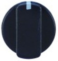 manopola interruttore marcatura zero diametro  21mm alb. diametro  6mm nero