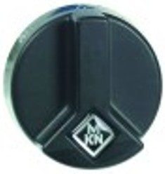manopola interruttore 7 posizioni diametro  53mm alb. diametro  6x4,6mm parte piana superiore nero