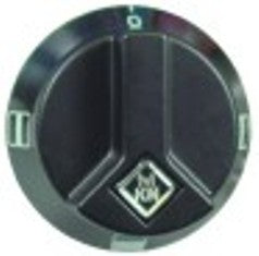 manopola forno ts/ti/ts+ti diametro  65mm alb. diametro  6x4,6mm parte piana dx nero