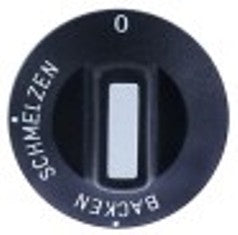 manopola 0-schmelzen-backen diametro  50mm alb. diametro  6x4,6mm parte piana superiore