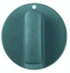 manopola interruttore marcatura zero diametro  52mm alb. diametro  6x4,6mm parte piana superiore nero