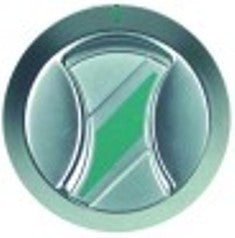 manopola marcatura zero diametro  56mm alb. diametro  6x4,6mm parte piana superiore argenteo