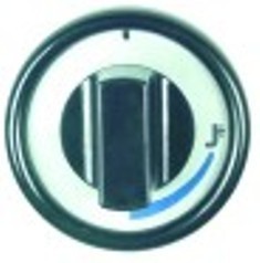 manopola acqua fredda diametro  76mm alb. diametro  10x8mm parte piana superiore