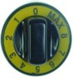 manopola 1 - 8-max diametro  70mm alb. diametro  6x4,6mm parte piana superiore