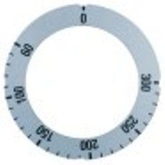 segnalino per manopola argenteo termostato t. mass. 300°c 60-300°c angolo di rotazione 270°