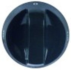 manopola termostato t. mass. 110°c diametro  76mm alb. diametro  6x4,6mm parte piana superiore nero