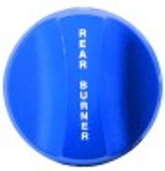 manopola rubinetto del gas con pos. pilota diametro  64mm alb. diametro  9x6mm parte piana inferiore blu