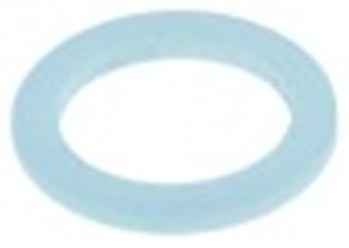 guarnizione piana ptfe diametro  est. 18mm int. diametro  13mm spessore 2mm conf. 1 pz
