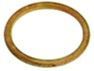 guarnizione piana rame diametro  est. 23mm int. diametro  19mm spessore 1mm per filettatura m19