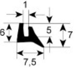 guarnizione forno profilo 1570 con. al metro
