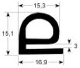 guarnizione forno profilo 2220 con. al metro