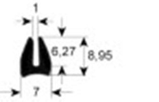 guarnizione forno profilo 1560 con. al metro