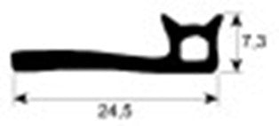 guarnizione forno profilo 2950 con. al metro