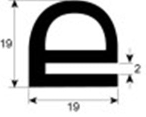 guarnizione forno profilo 2210 l 3800mm con. 1