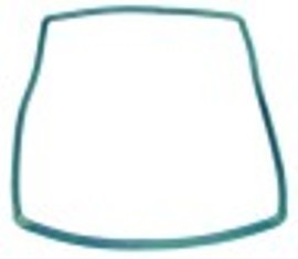 guarnizione forno lar. 280mm con 5 ganci di fissaggio l 360mm